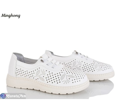 Туфлі жіночі на літо (8 пар р.36-41) білий  "HORSE"