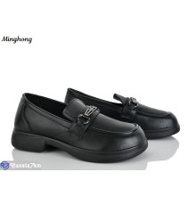 Туфлі жіночі на весну/осінь (8 пар р.36-41) чорний  "HORSE"