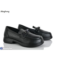 Туфлі жіночі на весну/осінь (8 пар р.36-41) чорний  "HORSE"