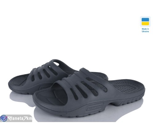 Шлепки чоловічі на літо (8 пар р.40-45) сірий  "Favora"