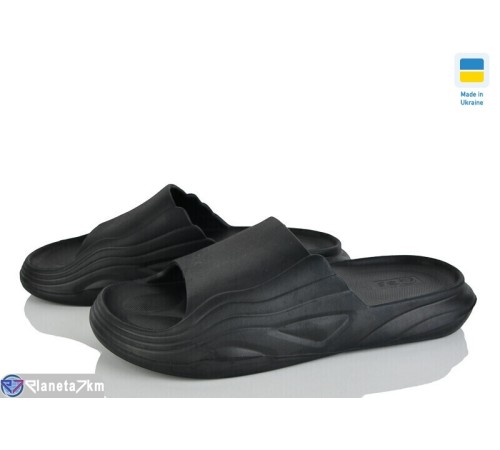 Шлепки чоловічі на літо (8 пар р.40-46) чорний  "Favora"