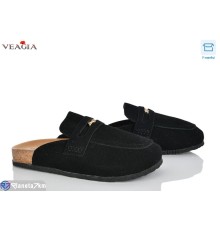 Шлепки жіночі на літо (8 пар р.36-40) чорний  "Veagia-ADA"