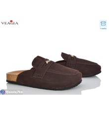 Шлепки жіночі на літо (8 пар р.36-40) коричневий  "Veagia-ADA"