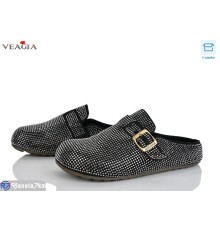 Шлепки жіночі на літо (8 пар р.36-40) чорний  "Veagia-ADA"