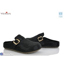 Шлепки жіночі на літо (8 пар р.36-40) чорний  "Veagia-ADA"