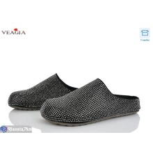 Шлепки жіночі на літо (8 пар р.36-40) чорний  "Veagia-ADA"