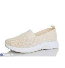 Сліпони жіночі на літо (8 пар р.37-41) бежевий  "LIMPO"