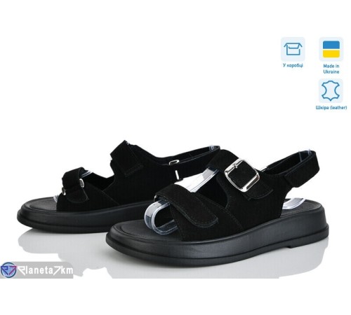 Босоніжки жіночі на літо (6 пар р.36-40) чорний  "Linda"