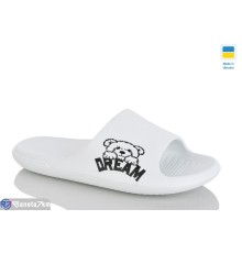 Шлепки жіночі на літо (8 пар р.36-41) білий  "MURMUR"