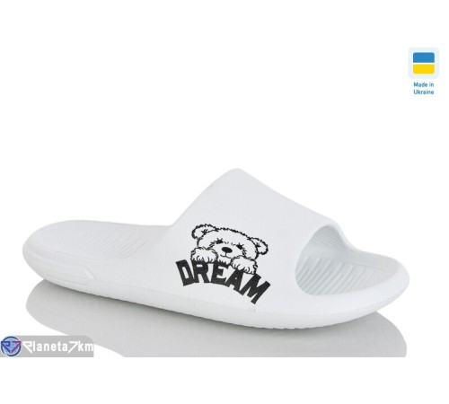 Шлепки жіночі на літо (8 пар р.36-41) білий  "MURMUR"