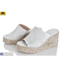 Шлепки жіночі на літо (8 пар р.36-40) білий  "Mei De Li"