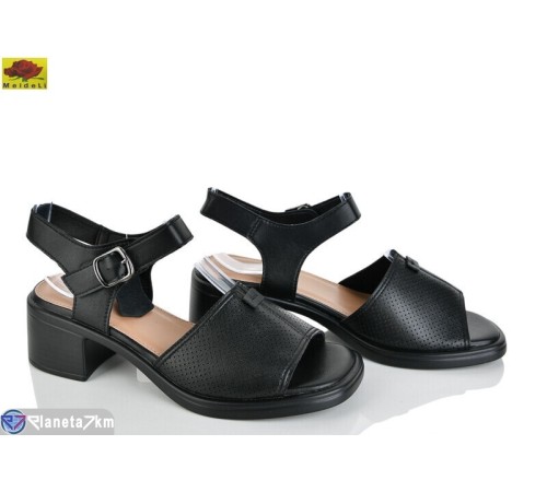 Босоніжки жіночі на літо (8 пар р.36-40) чорний  "Mei De Li"