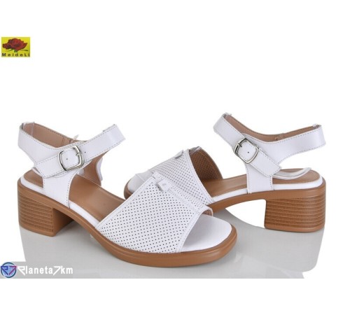 Босоніжки жіночі на літо (8 пар р.36-40) білий  "Mei De Li"