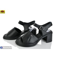 Босоніжки жіночі на літо (8 пар р.36-40) чорний  "Mei De Li"