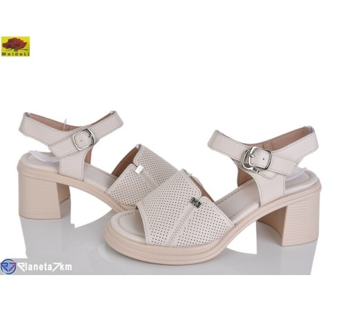 Босоніжки жіночі на літо (8 пар р.36-40) бежевий  "Mei De Li"