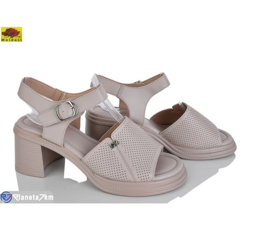 Босоніжки жіночі на літо (8 пар р.36-40) бежевий  "Mei De Li"