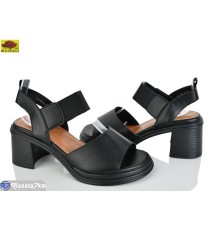 Босоніжки жіночі на літо (8 пар р.36-40) чорний  "Mei De Li"