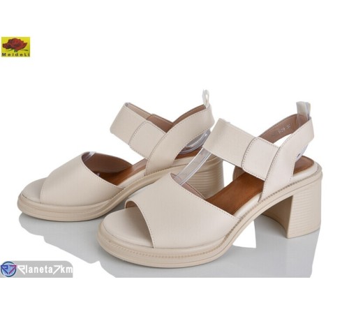 Босоніжки жіночі на літо (8 пар р.36-40) бежевий  "Mei De Li"