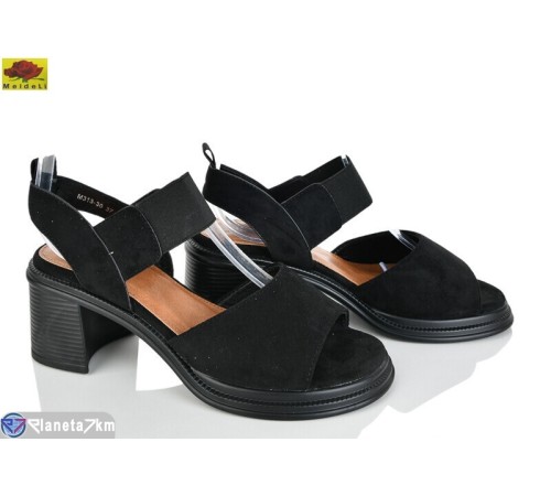 Босоніжки жіночі на літо (8 пар р.36-40) чорний  "Mei De Li"