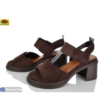 Босоніжки жіночі на літо (8 пар р.36-40) коричневий  "Mei De Li"