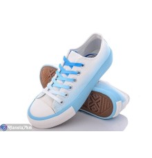 Кеди жіночі на весну/осінь (8 пар р.36-40) блакитний  "HoRIK"