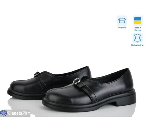 Туфлі жіночі на весну/осінь (6 пар р.36-40) чорний  "Linda"