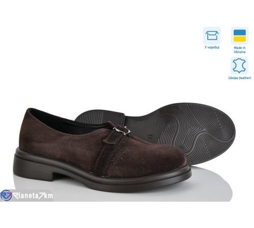 Туфлі жіночі на весну/осінь (6 пар р.36-40) коричневий  "Linda"