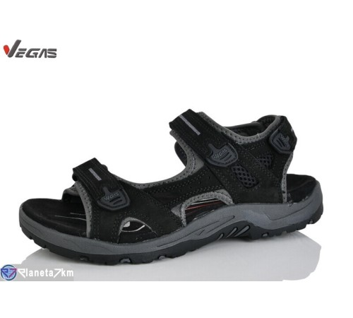 Сандалі чоловічі на літо (8 пар р.41-46) чорний  "Supo-Vegas"