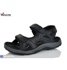 Сандалі чоловічі на літо (8 пар р.41-46) чорний  "Supo-Vegas"