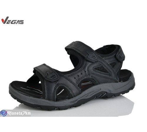 Сандалі чоловічі на літо (8 пар р.41-46) чорний  "Supo-Vegas"