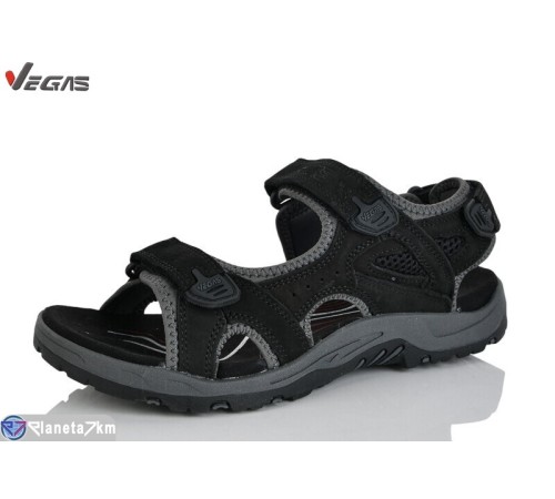 Сандалі чоловічі на літо (8 пар р.41-46) чорний  "Supo-Vegas"