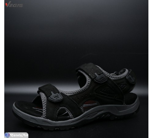 Сандалі чоловічі на літо (8 пар р.41-46) чорний  "Supo-Vegas"