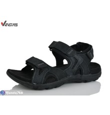 Сандалі чоловічі на літо (8 пар р.41-46) чорний  "Supo-Vegas"