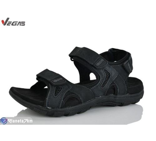Сандалі чоловічі на літо (8 пар р.41-46) чорний  "Supo-Vegas"