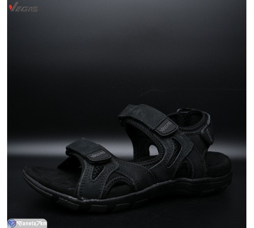 Сандалі чоловічі на літо (8 пар р.41-46) чорний  "Supo-Vegas"