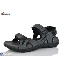 Сандалі чоловічі на літо (8 пар р.41-46) сірий  "Supo-Vegas"