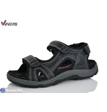 Сандалі чоловічі на літо (8 пар р.41-46) чорний  "Supo-Vegas"