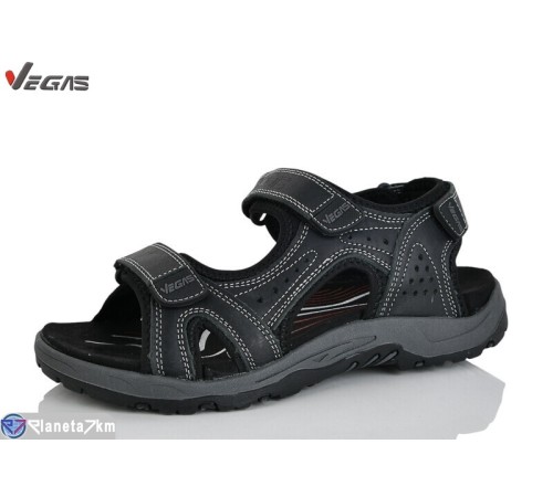 Сандалі чоловічі на літо (8 пар р.41-46) чорний  "Supo-Vegas"