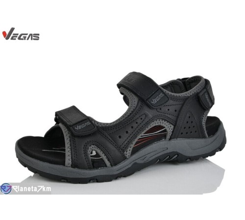 Сандалі чоловічі на літо (8 пар р.41-46) чорний  "Supo-Vegas"