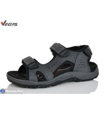 Сандалі чоловічі на літо (8 пар р.41-46) сірий  "Supo-Vegas"