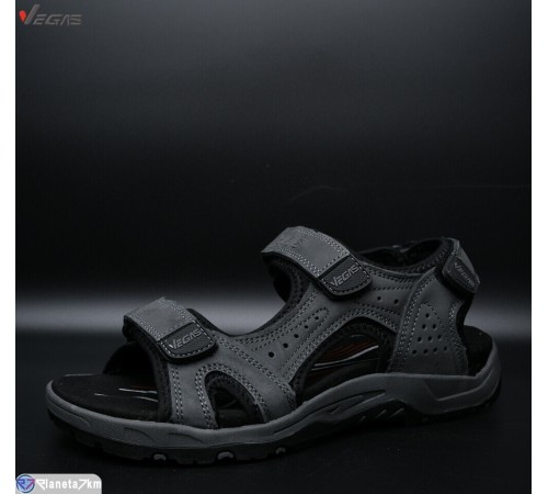 Сандалі чоловічі на літо (8 пар р.41-46) сірий  "Supo-Vegas"