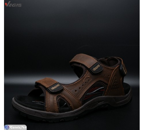 Сандалі чоловічі на літо (8 пар р.41-46) коричневий  "Supo-Vegas"