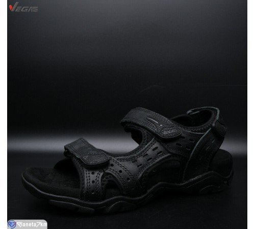 Сандалі чоловічі на літо (8 пар р.41-46) чорний  "Supo-Vegas"
