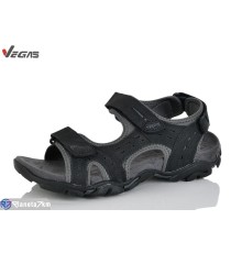 Сандалі чоловічі на літо (8 пар р.41-46) чорний  "Supo-Vegas"