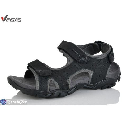 Сандалі чоловічі на літо (8 пар р.41-46) чорний  "Supo-Vegas"