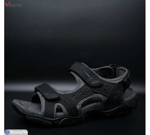 Сандалі чоловічі на літо (8 пар р.41-46) чорний  "Supo-Vegas"