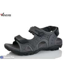 Сандалі чоловічі на літо (8 пар р.41-46) сірий  "Supo-Vegas"