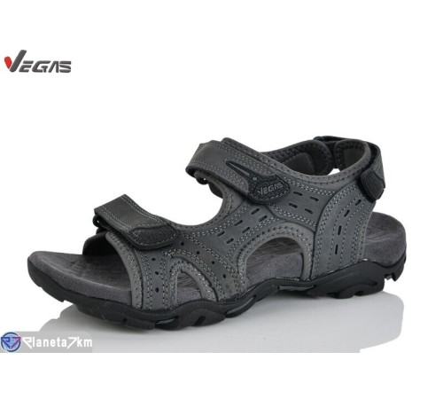 Сандалі чоловічі на літо (8 пар р.41-46) сірий  "Supo-Vegas"