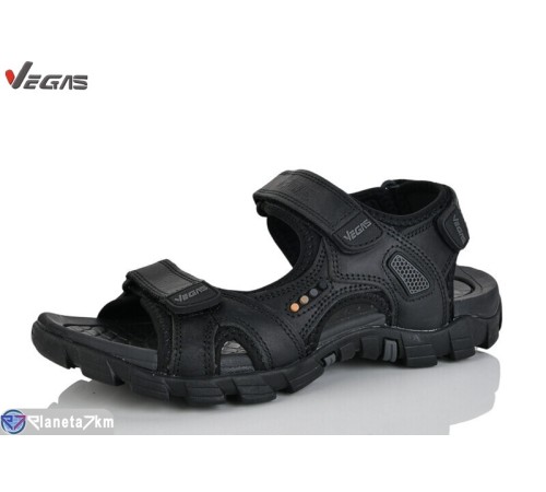 Сандалі чоловічі на літо (8 пар р.41-46) чорний  "Supo-Vegas"