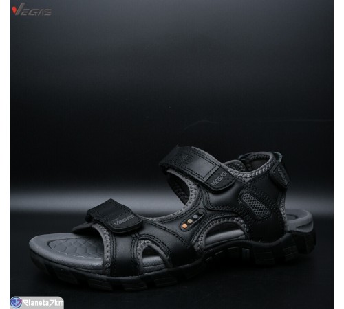 Сандалі чоловічі на літо (8 пар р.41-46) чорний  "Supo-Vegas"